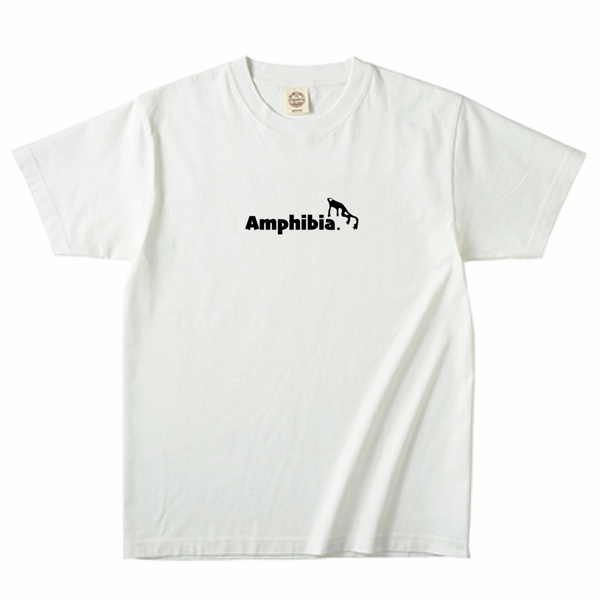 Amphibia オーガニックコットン　ロゴTシャツ