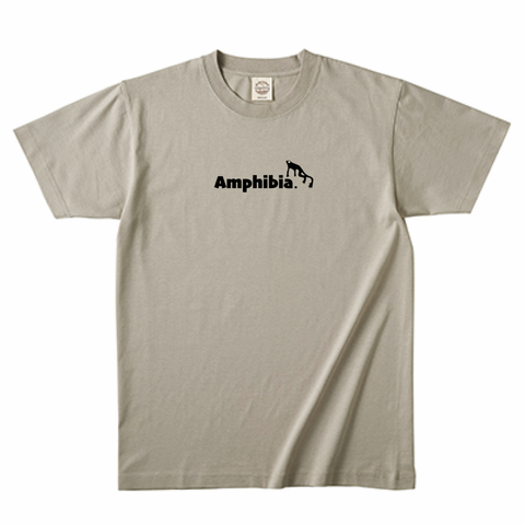 Amphibia オーガニックコットン　ロゴTシャツ